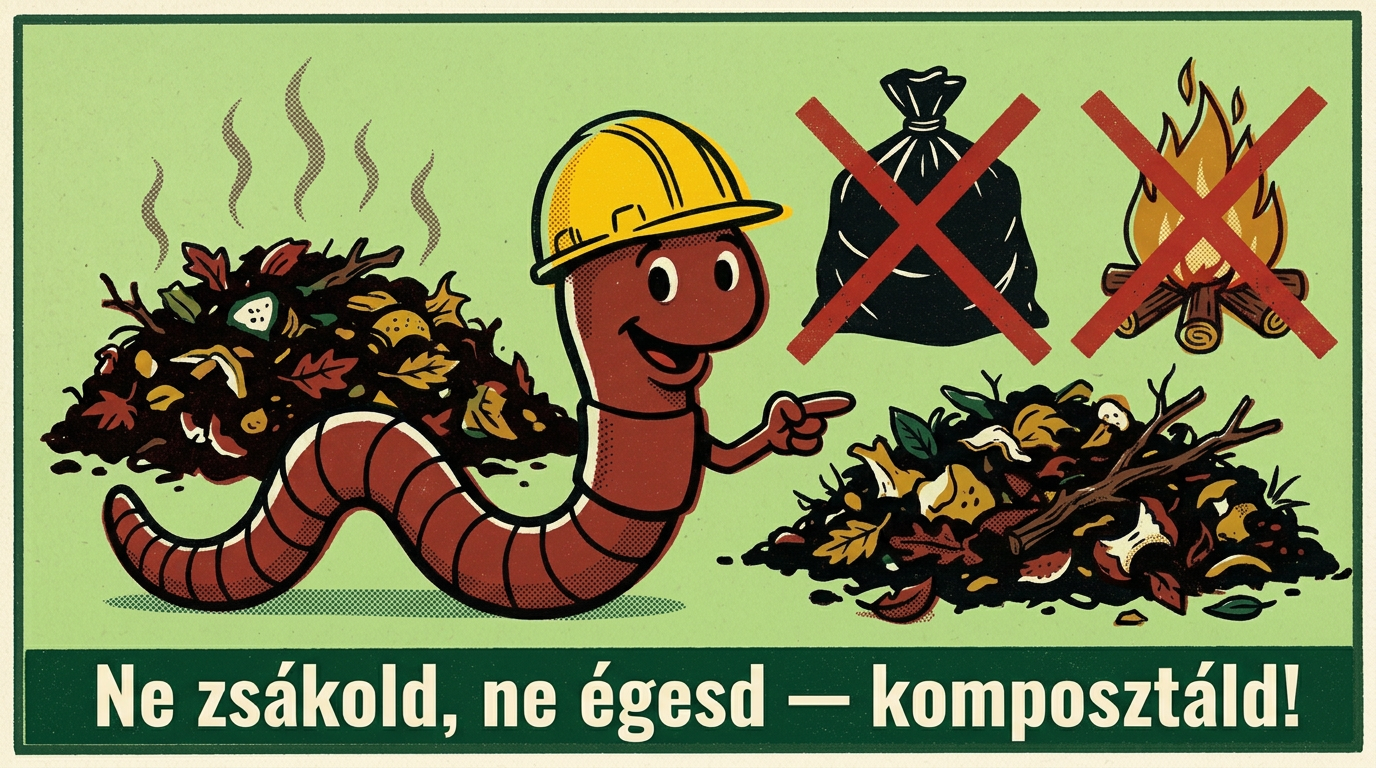 Ne zsákold, ne égesd: komposztáld!